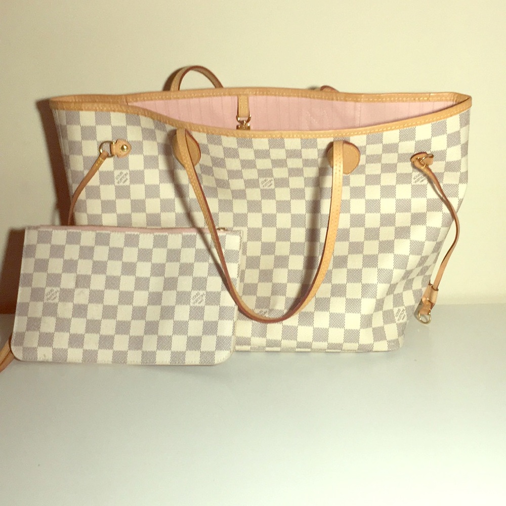 Louis Vuitton Neverfull Damier Azur Canvas❤️👌